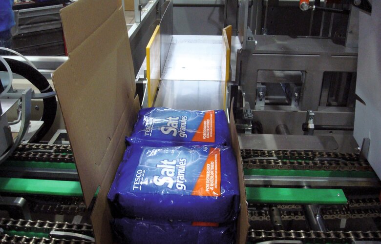 Система штабелирования с двойным бункером